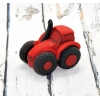 Figurka cukrowa traktor czerwony do dekoracji tortu 1 szt.